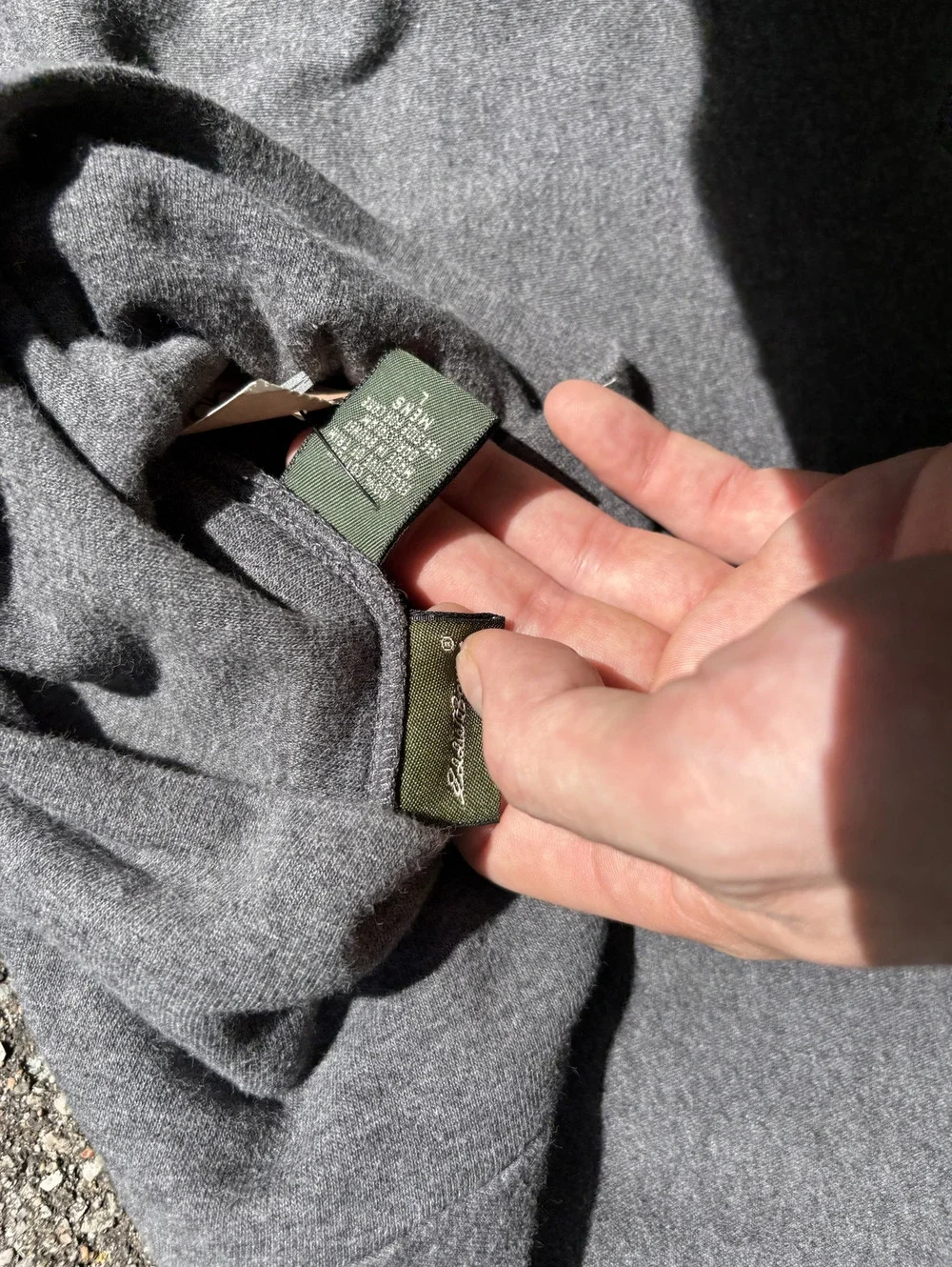 vintage Gray L.L. turtleneck sweater